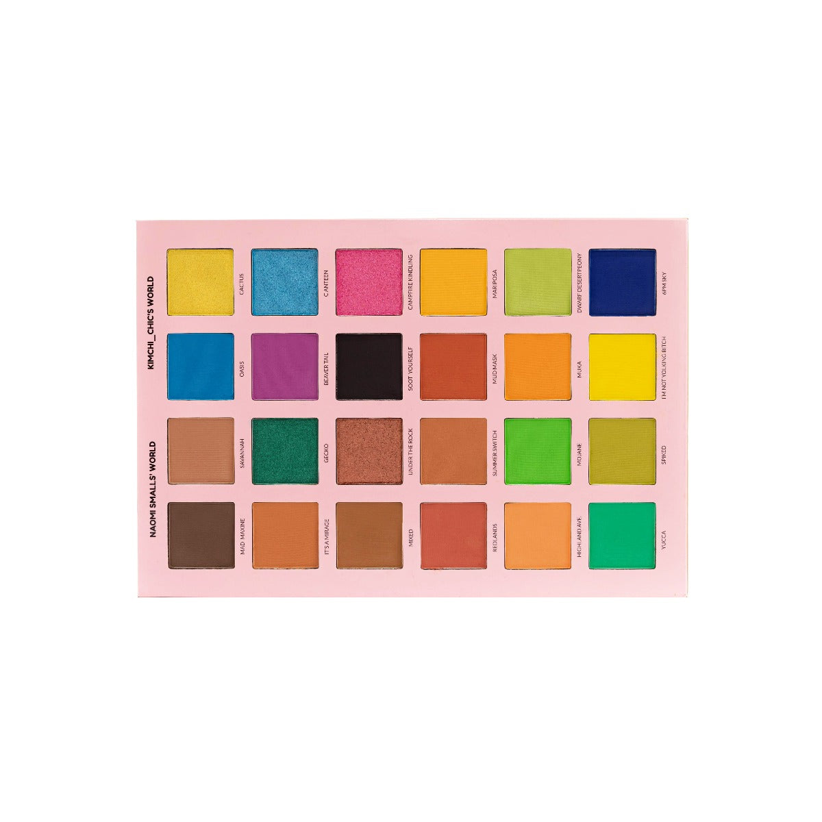 KIMCHI X NAOMI SMALLS: 2 Queens in 1 Desert Mad Maxine, Soot Yourself Palette - Vegan
