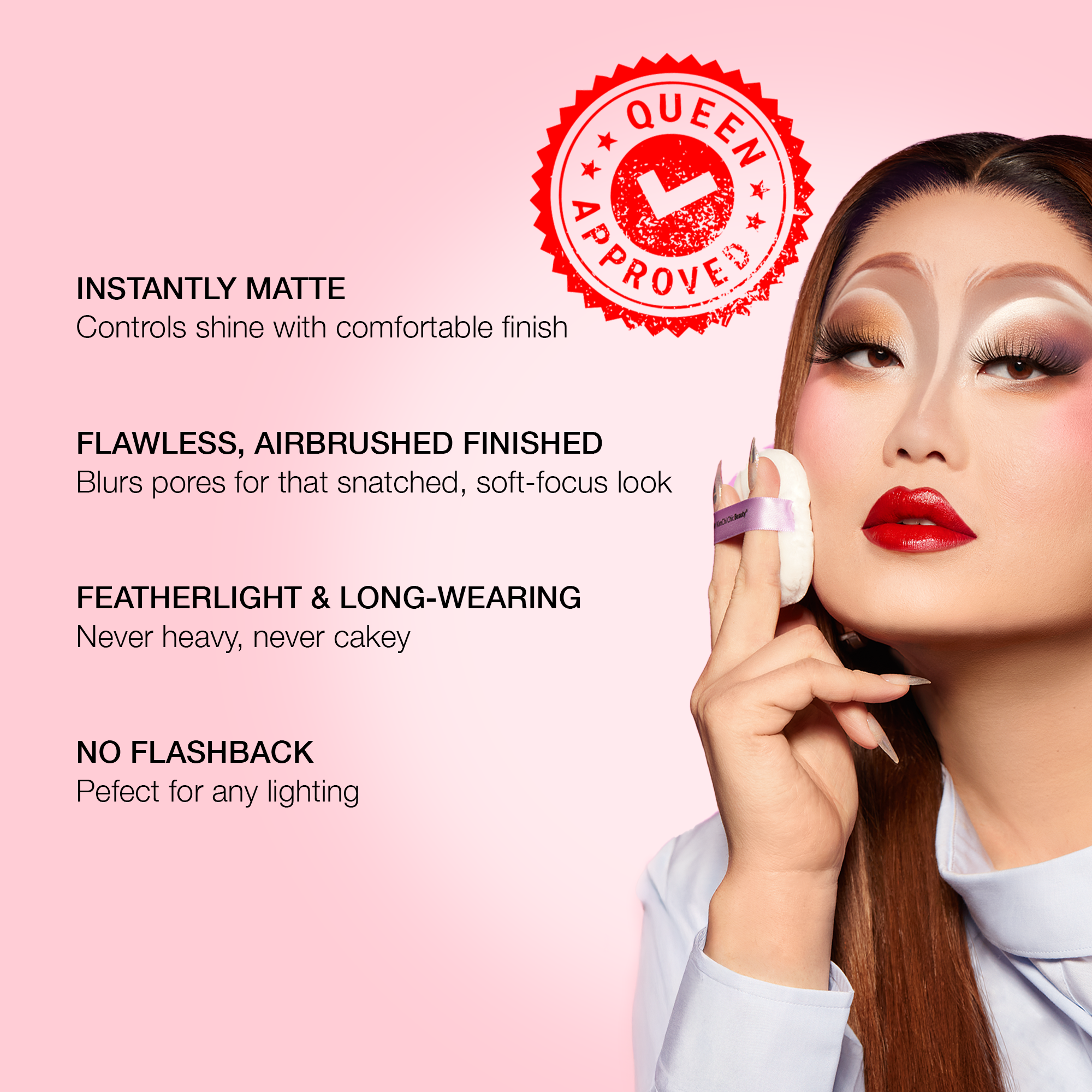 PUFF PUFF PASS SET & BAKE POWDER - 09 Pink