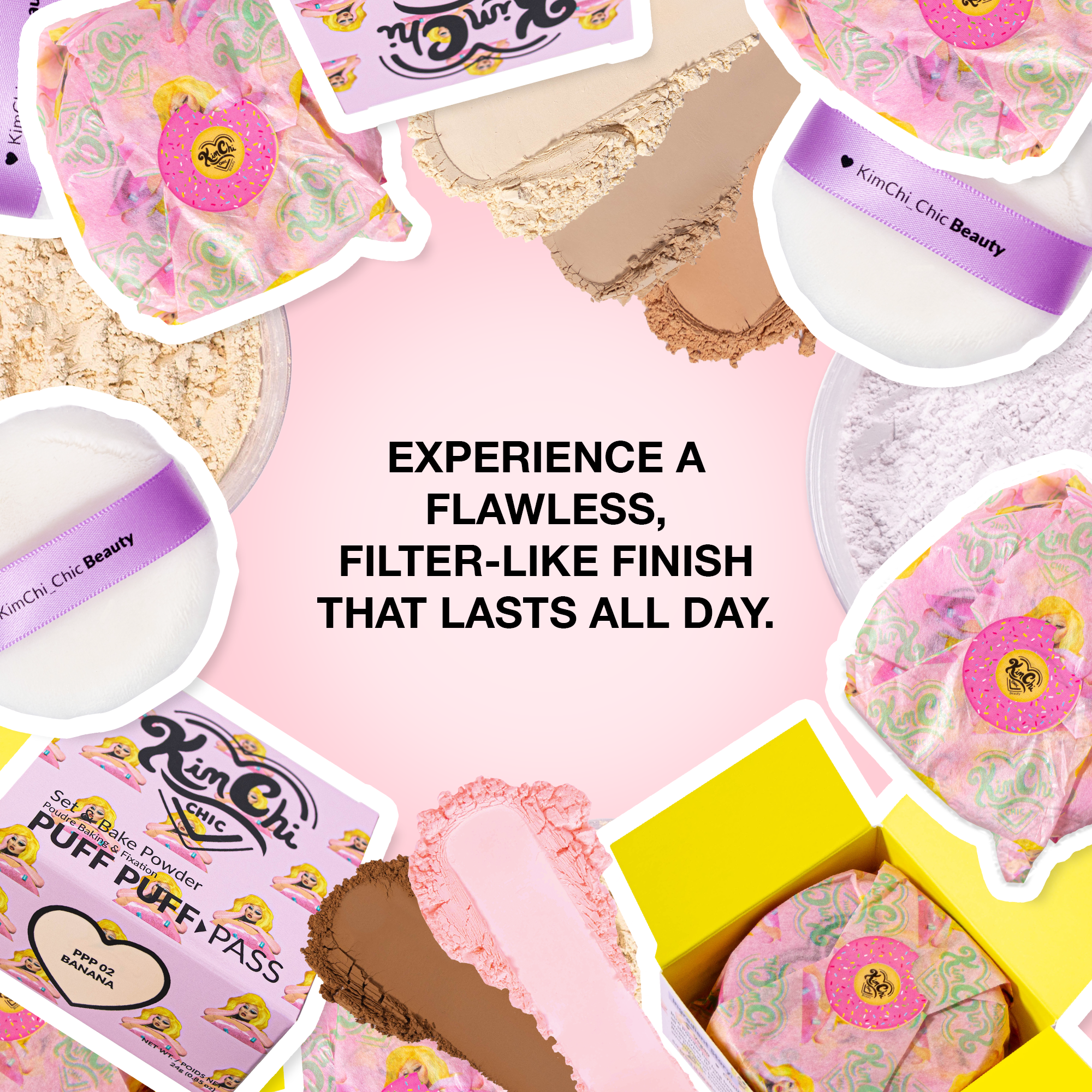 PUFF PUFF PASS SET & BAKE POWDER - 03 Translucent