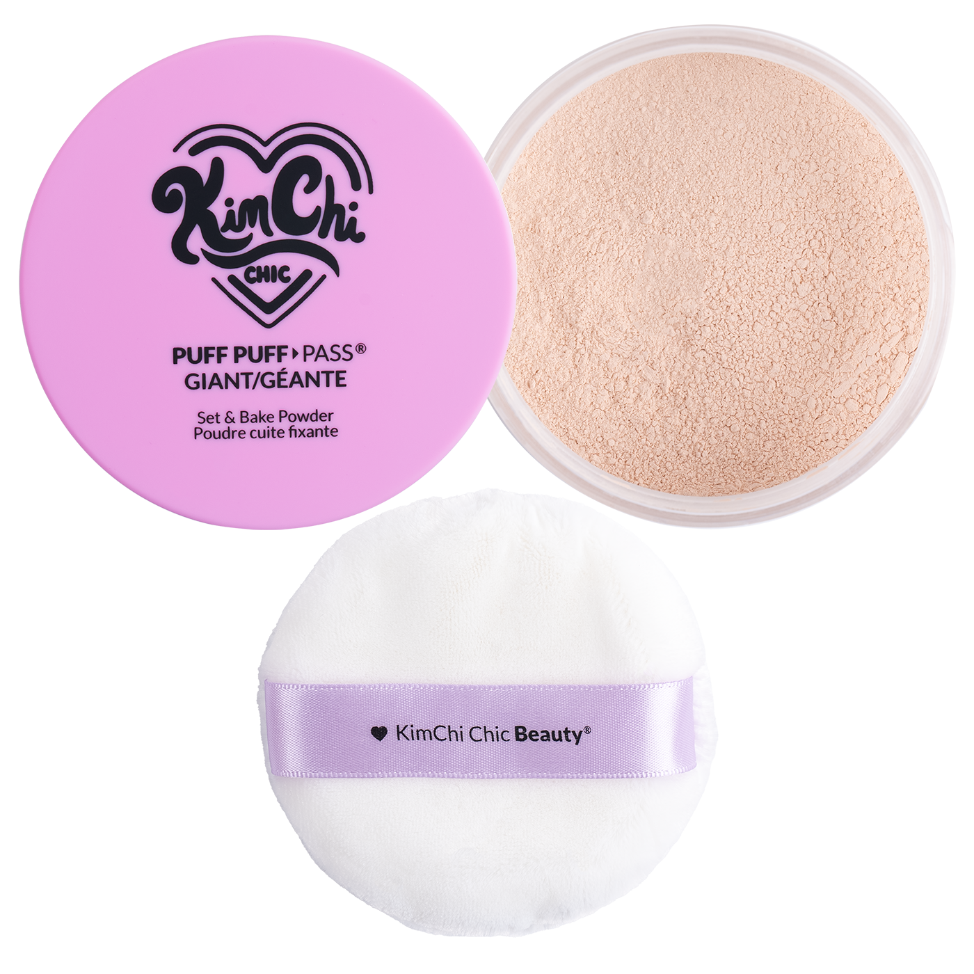 GIANT PUFF PUFF PASS SET & BAKE POWDER - 01 Translucent