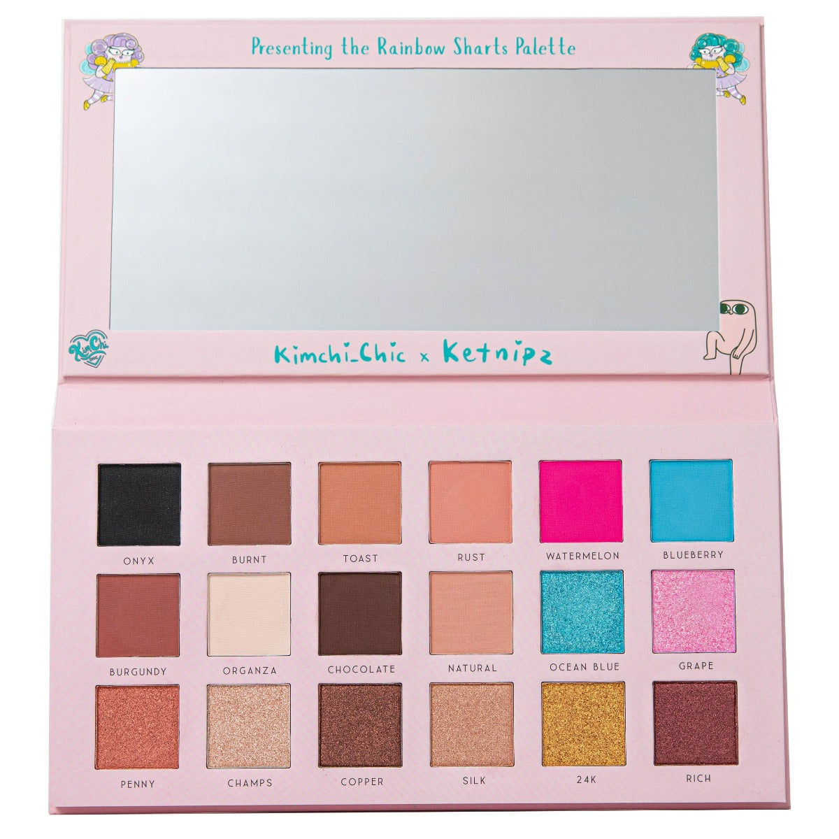 KIMCHI X KETNIPZ: Rainbow Sharts Shadow Palette