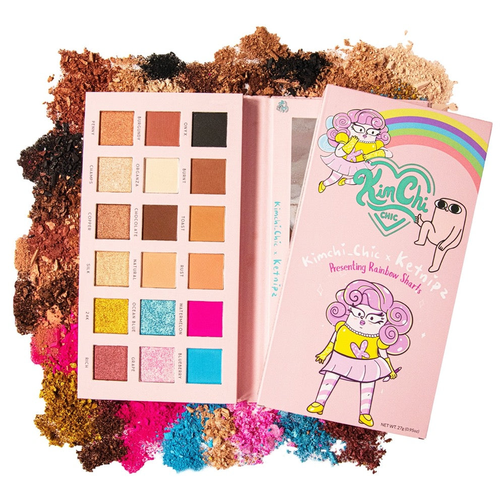 KIMCHI X KETNIPZ: Rainbow Sharts Shadow Palette
