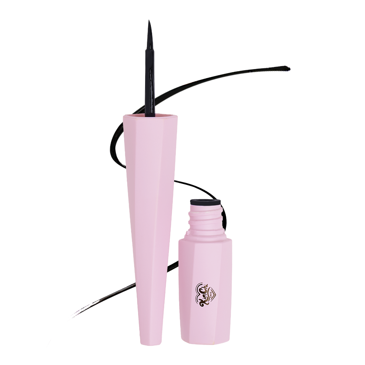 STAGE PROOF LIQUID LINER - 02 Felt Tip Brush - Blackest Black