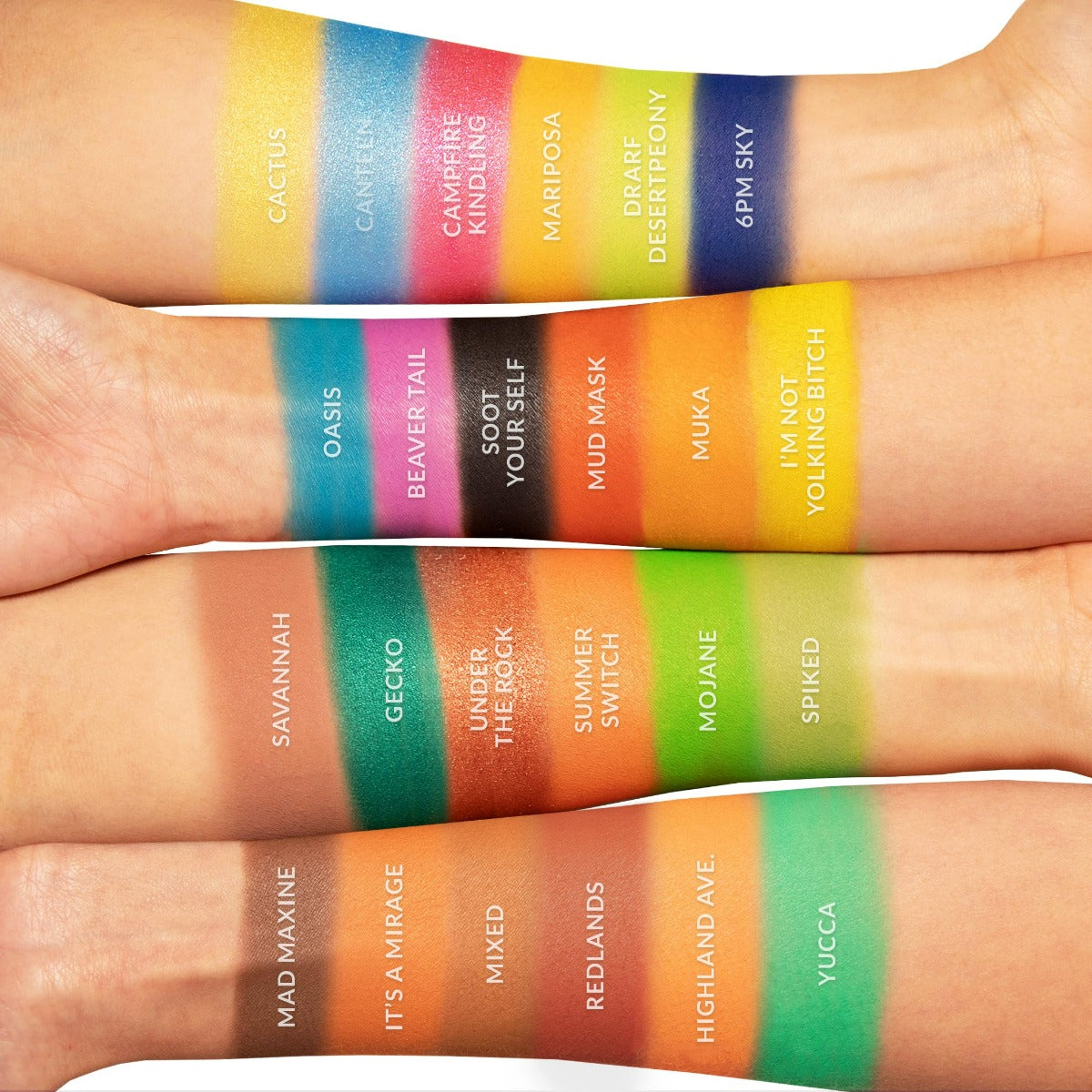 KIMCHI X NAOMI SMALLS: 2 Queens in 1 Desert Mad Maxine, Soot Yourself Palette - Vegan