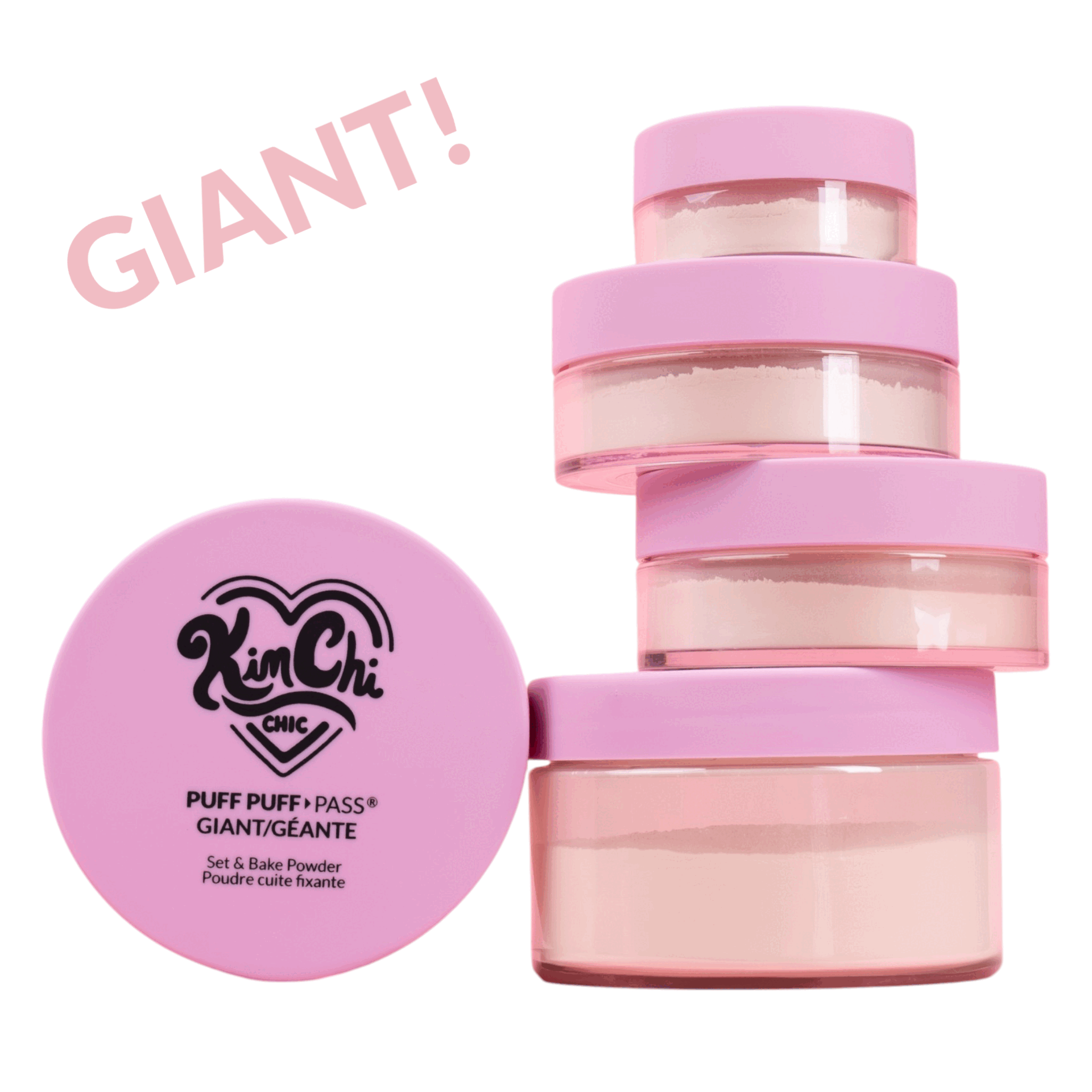 GIANT PUFF PUFF PASS SET & BAKE POWDER - 01 Translucent