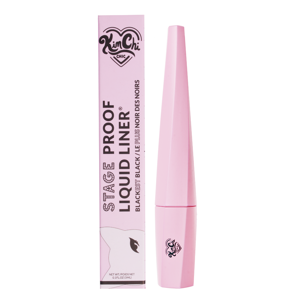 STAGE PROOF LIQUID LINER - 02 Felt Tip Brush - Blackest Black